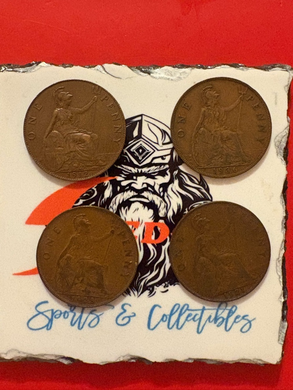 Vintage Coin Set - Brown Copper Tone